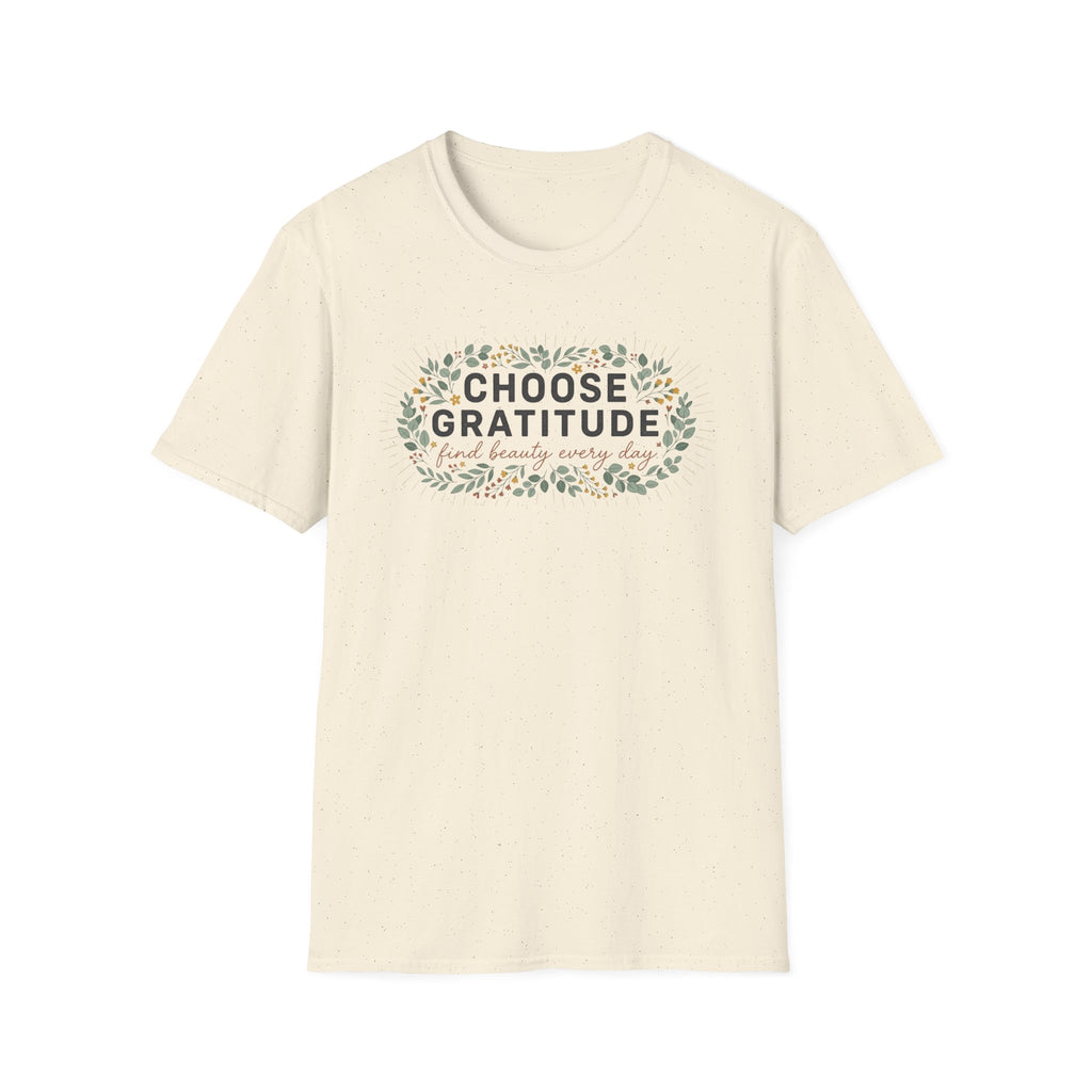 Choose Gratitude T-Shirt — Leaves (28)