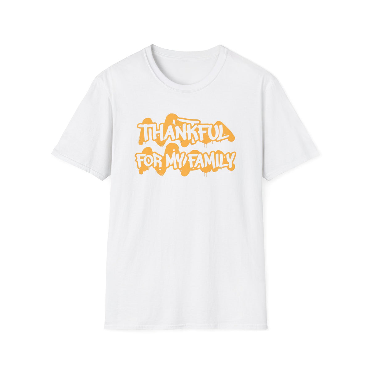 Thankful For My Family T-Shirt — Text (165)