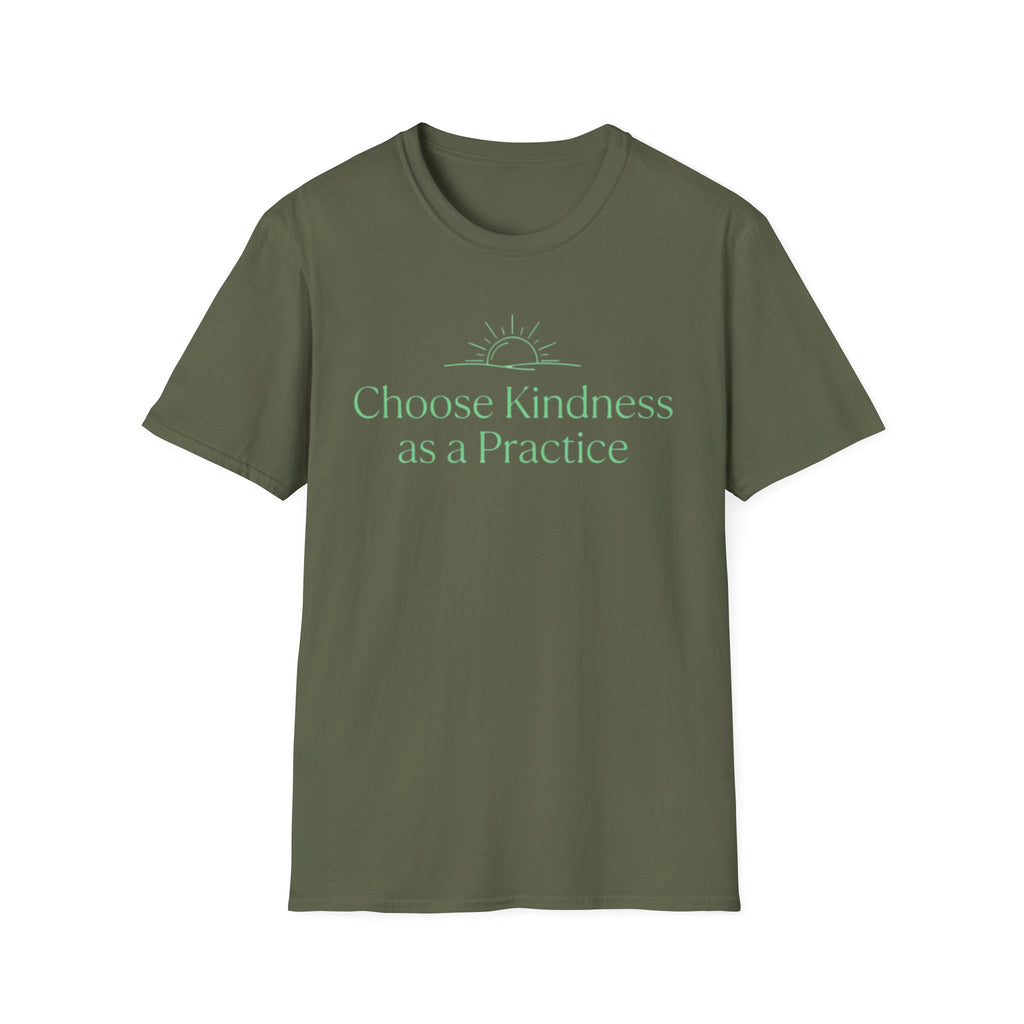 Choose Kindness As a Practice T-Shirt — Rising Sun (16)
