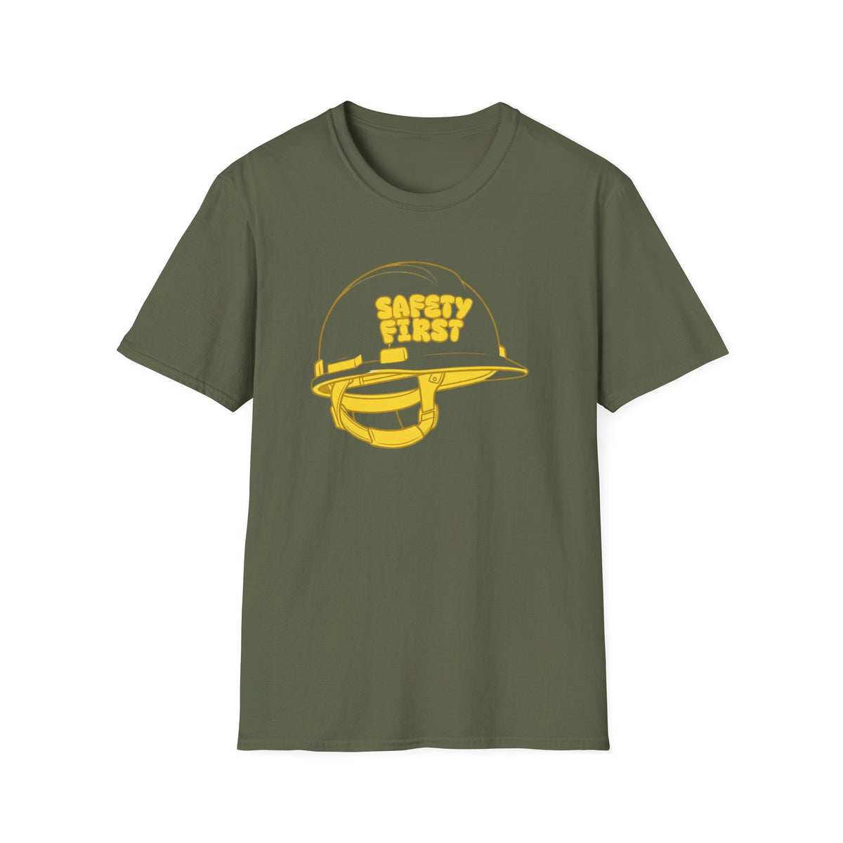 Safety First T-Shirt — Construction Hat (172)