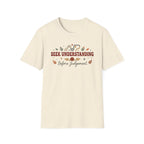Seek Understanding Before Judgement T-Shirt — Leaves Heart (26)