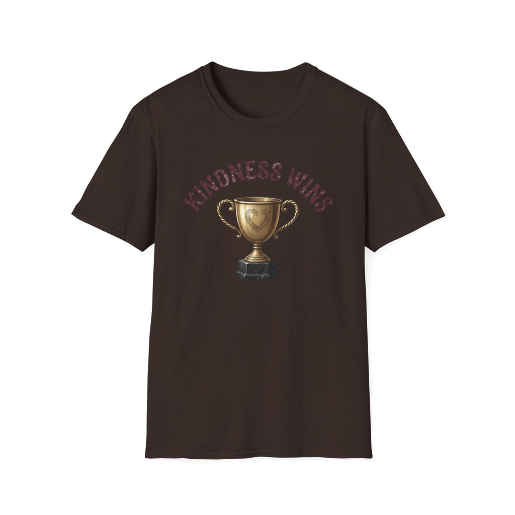 Kindness Wins T-Shirt — Gold Trophy (50)