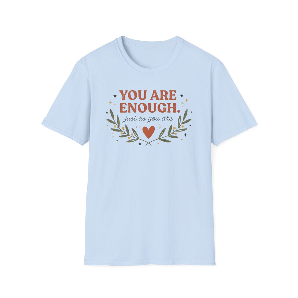 You Are Enough T-Shirt —Stars Leaves Heart (39)