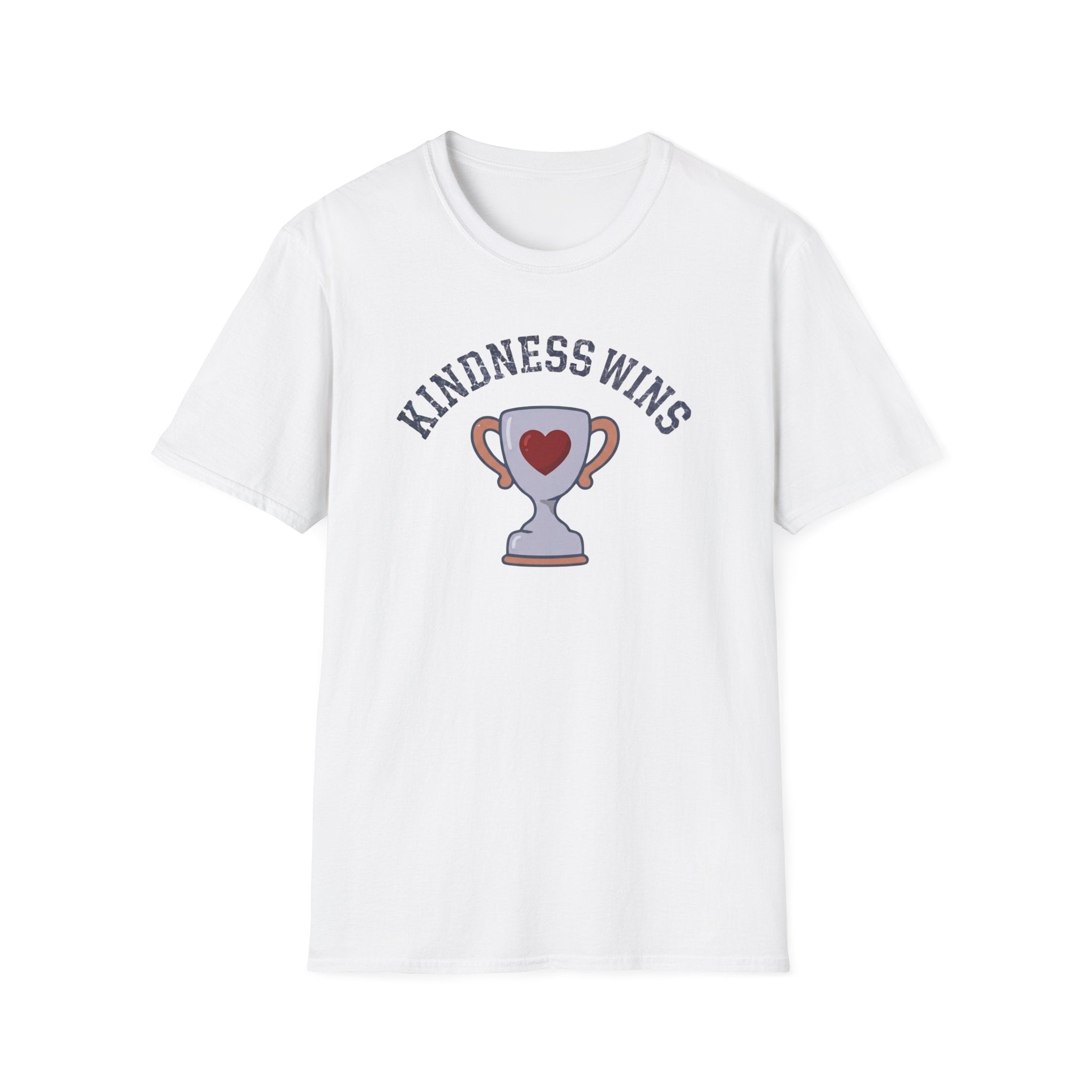 Kindness Wins T-Shirt — Trophy Heart (46)
