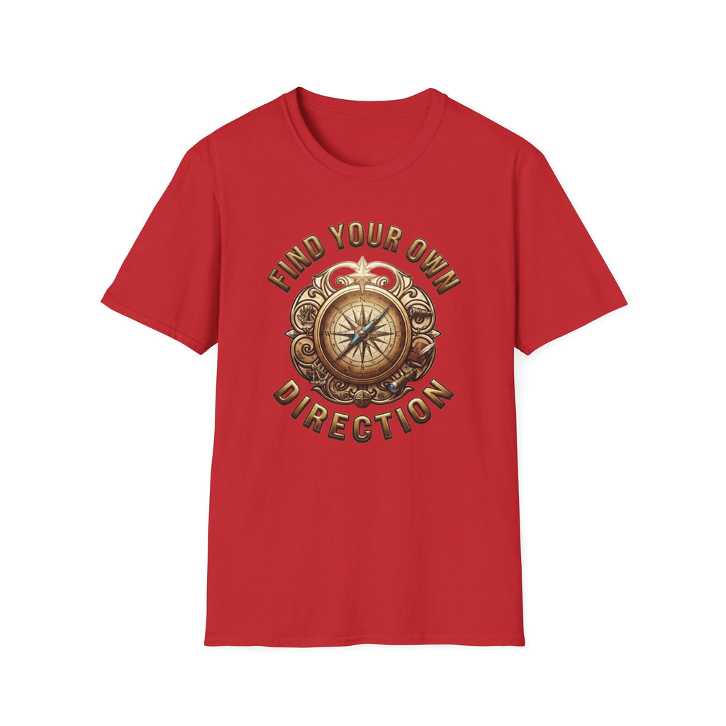 Find Your Direction T-Shirt — Compass Emblem (73)