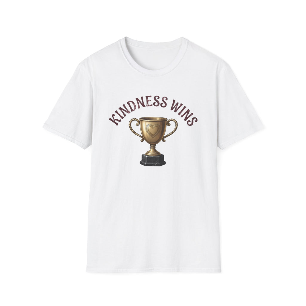 Kindness Wins T-Shirt — Gold Trophy (50)