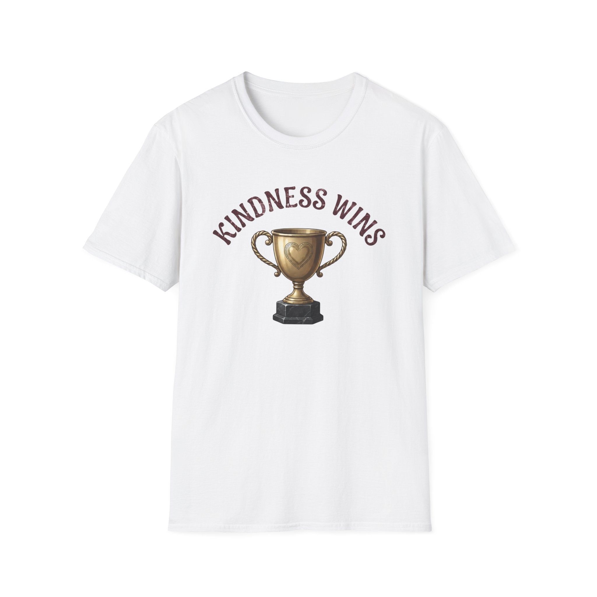 Kindness Wins T-Shirt — Gold Trophy (50)