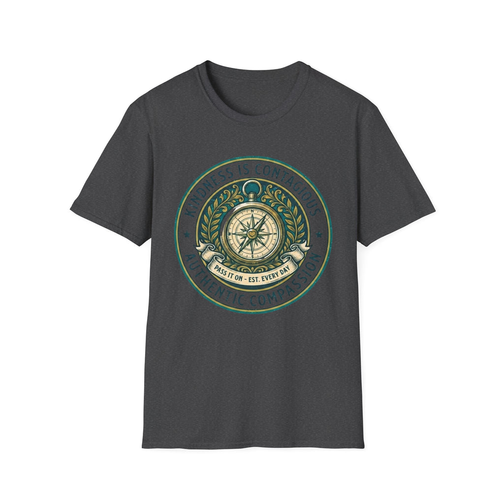 Kindness Is Contagious T-Shirt —Emblem & Compass (20)