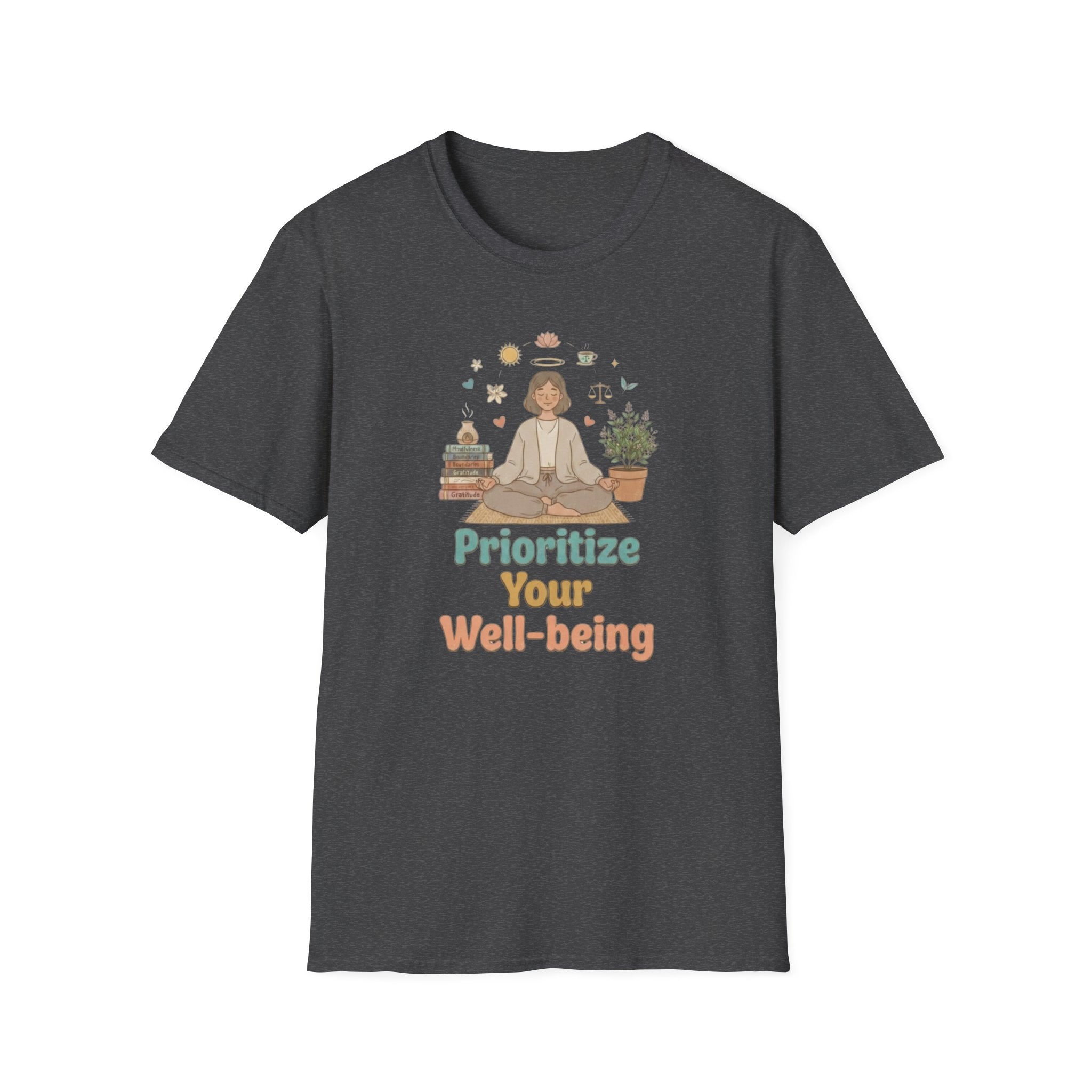 Prioritize Your Well-being T-Shirt — Meditation (94)