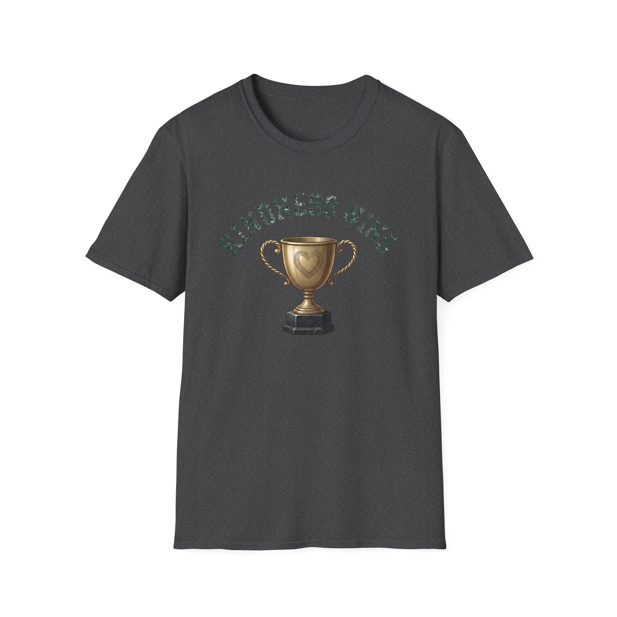 Kindness Wins T-Shirt — Gold Trophy (49)