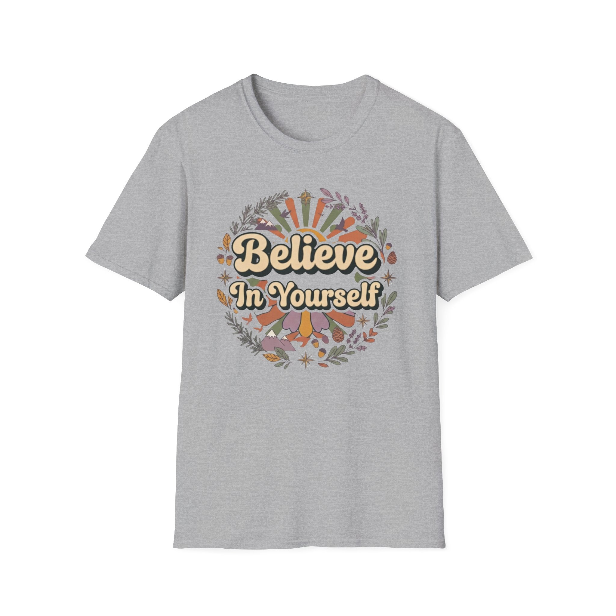 Believe In Yourself T-Shirt — Acorn Leaves (79)