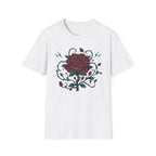 Lightning Rose Sea Green Stem T-Shirt — Rose Lightning (105)