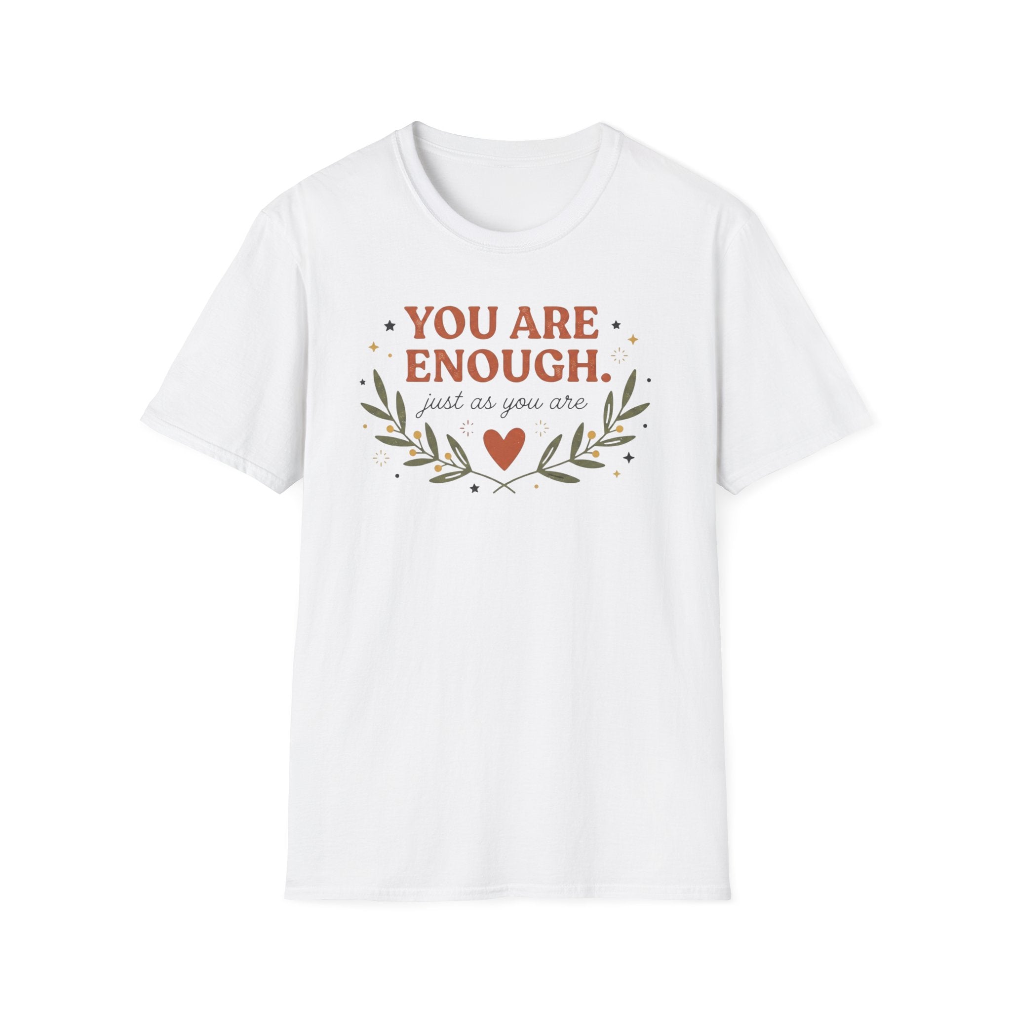 You Are Enough T-Shirt —Stars Leaves Heart (39)