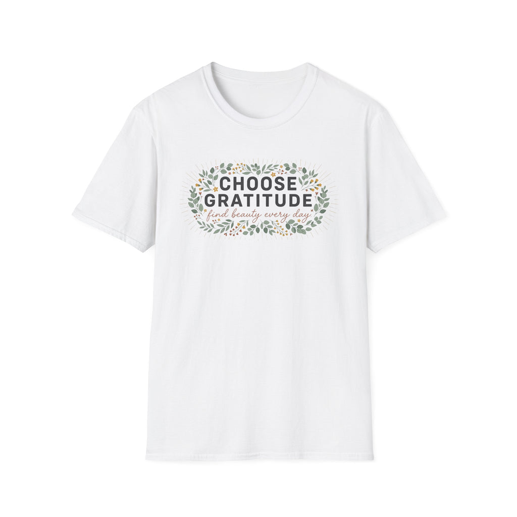 Choose Gratitude T-Shirt — Leaves (28)