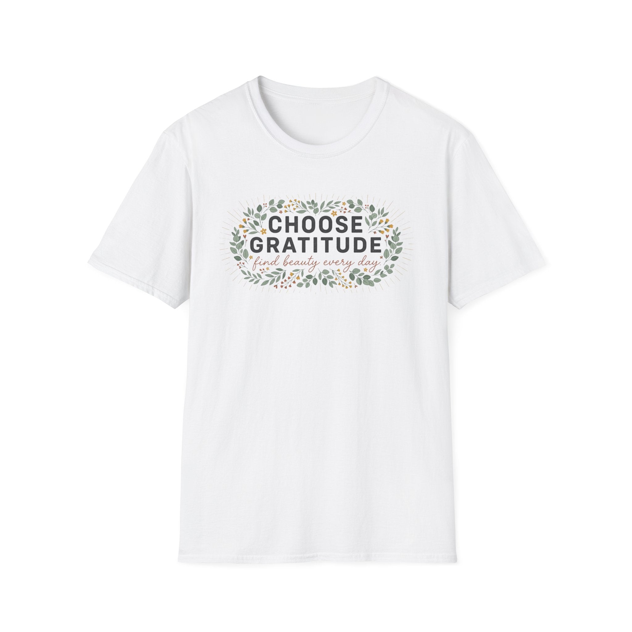 Choose Gratitude T-Shirt — Leaves (28)