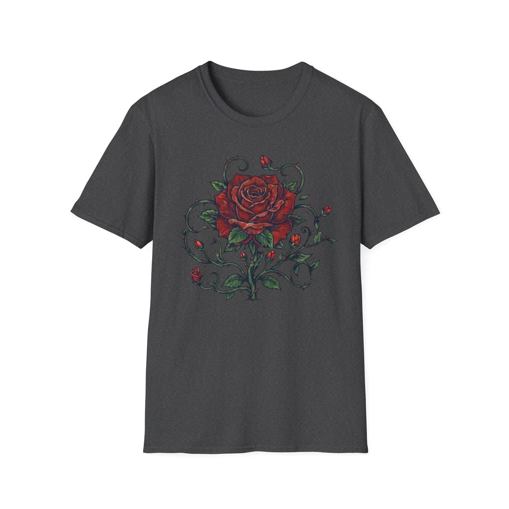 Rose Green Stem T-Shirt — Rose (103)