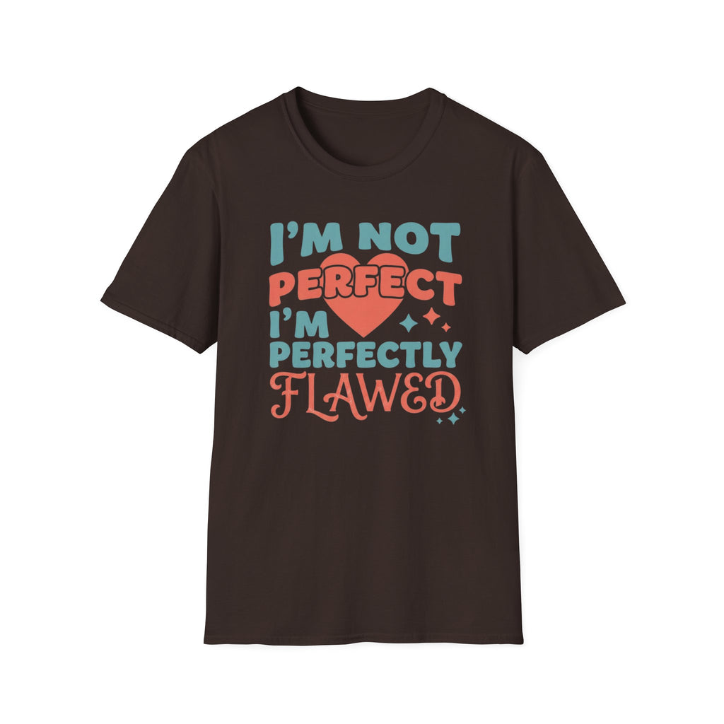 I'm Not Perfect I'm Perfectly Flawed T-Shirt — Heart & Stars (126)