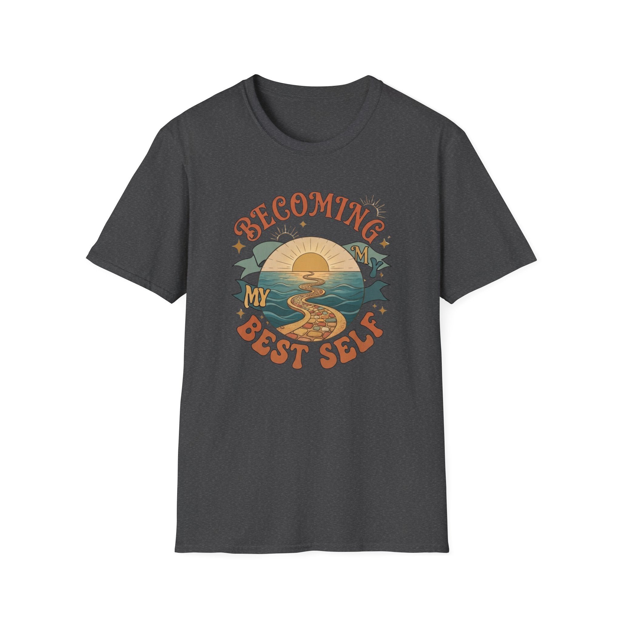 Becoming My Best Self T-Shirt — Sunrise Path (69)