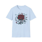 Lightning Rose Sea Green Stem T-Shirt — Rose Lightning (105)