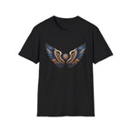 Gold Blue Wings T-Shirt — Wings (101)
