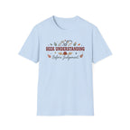Seek Understanding Before Judgement T-Shirt — Leaves Heart (26)