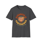 Kindness Is Contagious T-Shirt — Heart Star Flowers (18)