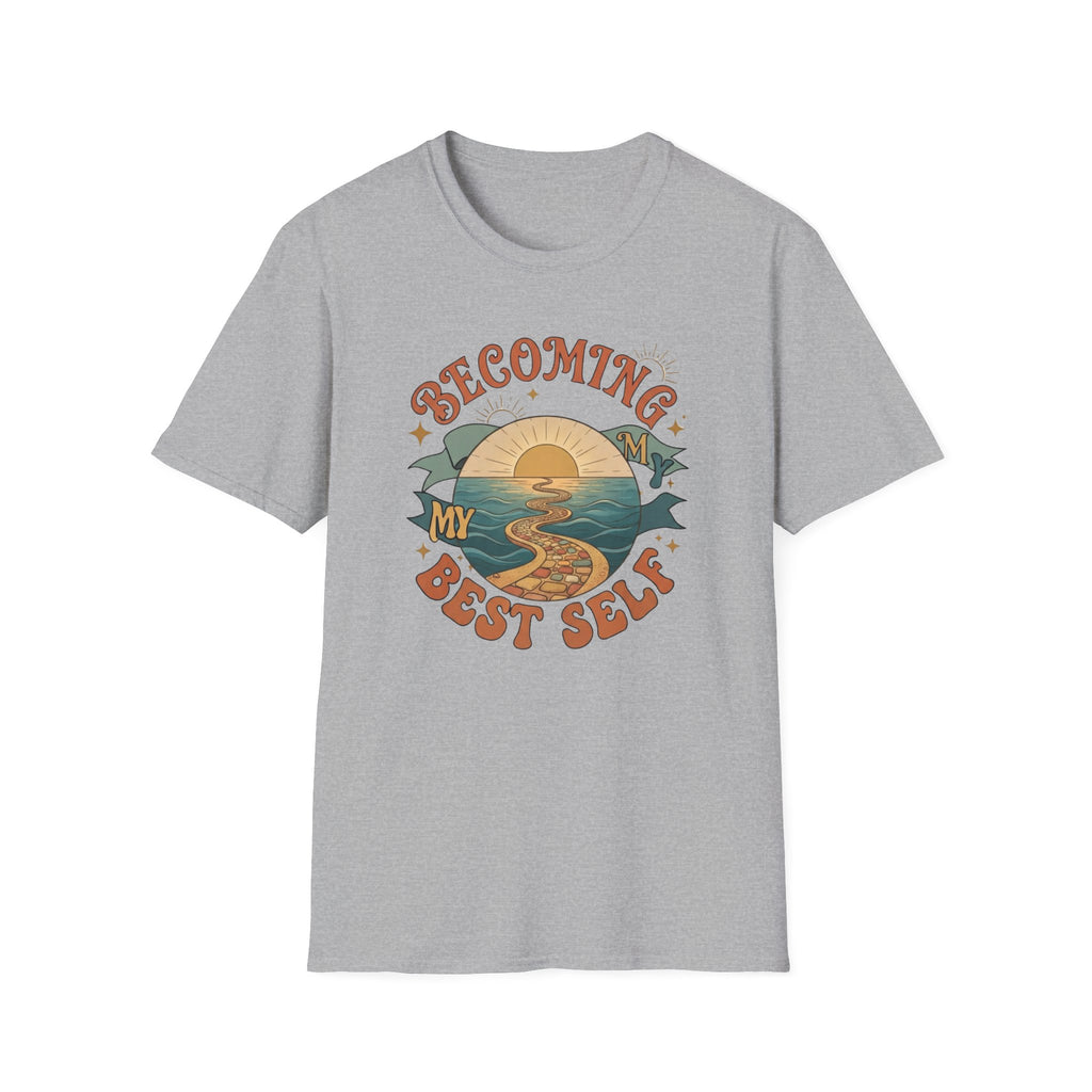 Becoming My Best Self T-Shirt — Sunrise Path (69)