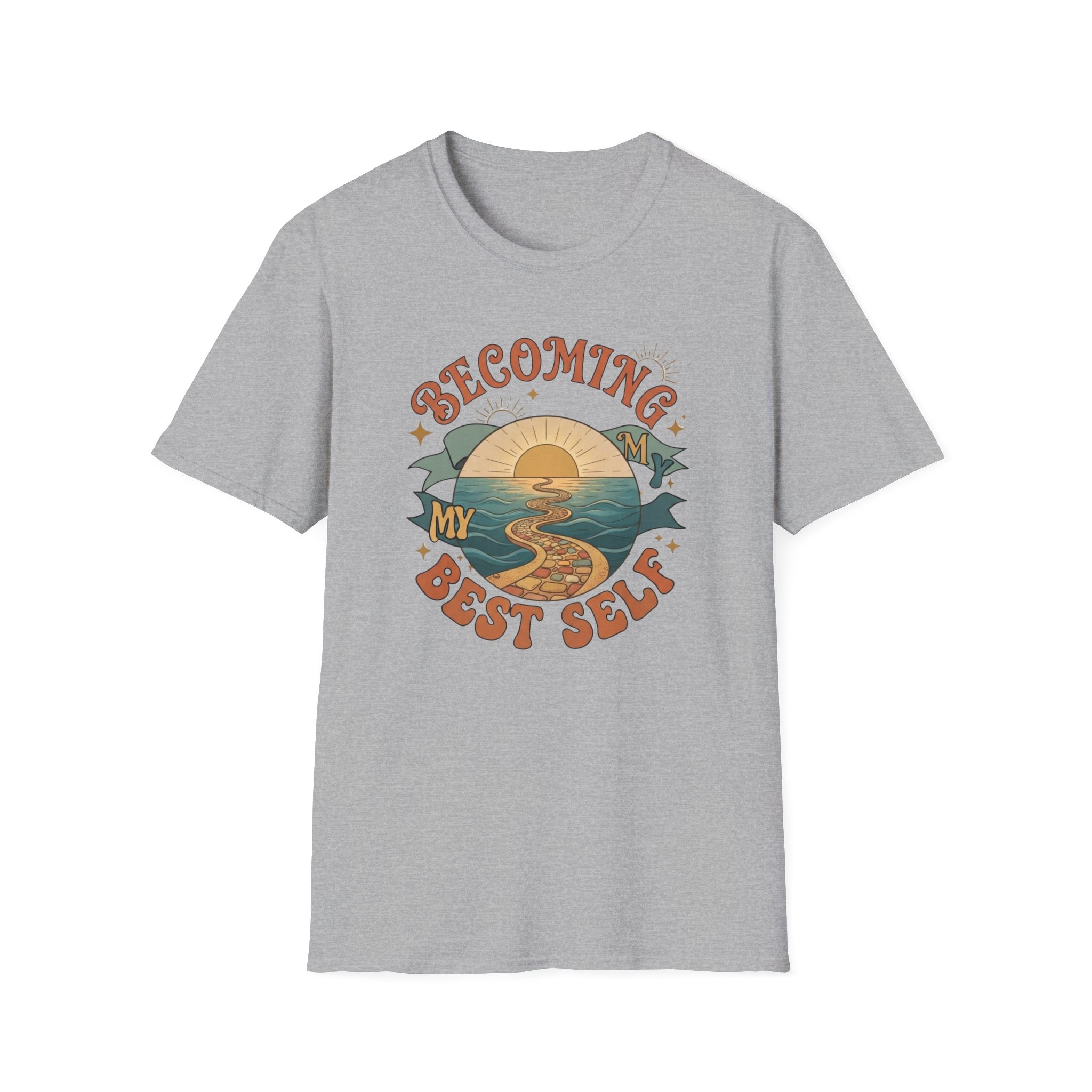 Becoming My Best Self T-Shirt — Sunrise Path (69)