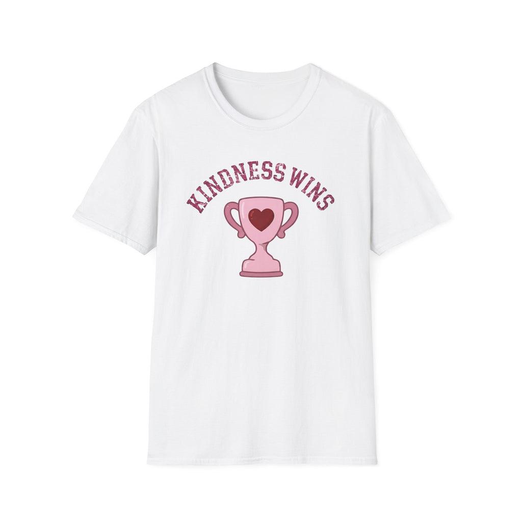 Kindness Wins T-Shirt — Pink Trophy (52)