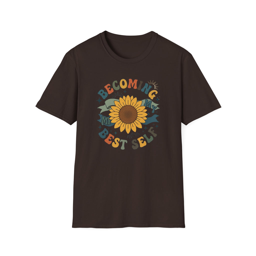 Becoming My Best Self T-Shirt — Sunflower (67)