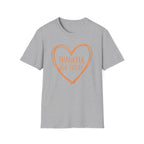 Thankful For Today T-Shirt —  Orange Heart (174)