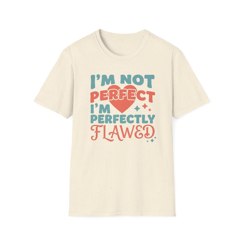 I'm Not Perfect I'm Perfectly Flawed T-Shirt — Heart & Stars (126)