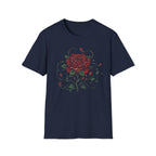Rose Green Stem T-Shirt — Rose (103)