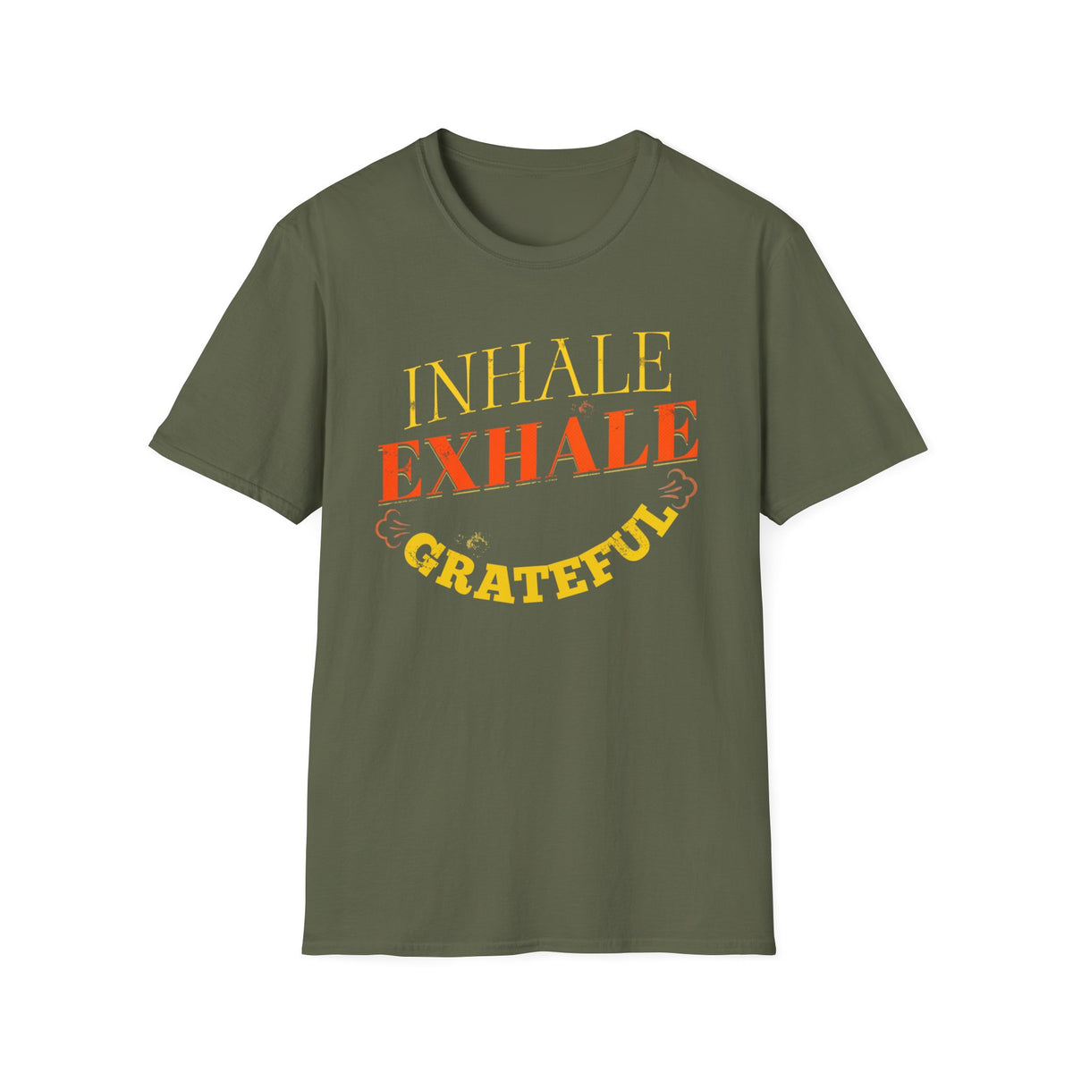 Inhale Exhale Grateful T-Shirt — Breath (141)