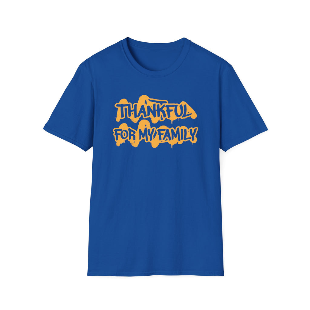 Thankful For My Family T-Shirt — Text (165)