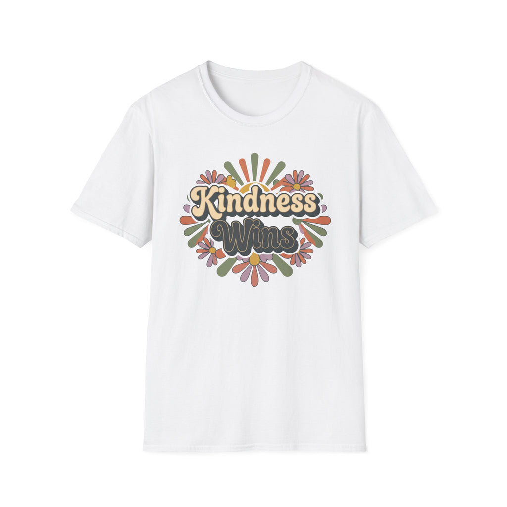 Kindness Wins T-Shirt —Floral (42)