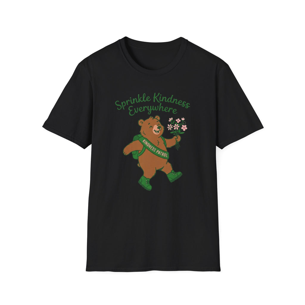 Sprinkle Kindness Everywhere T-Shirt — Bear & Flowers (54)