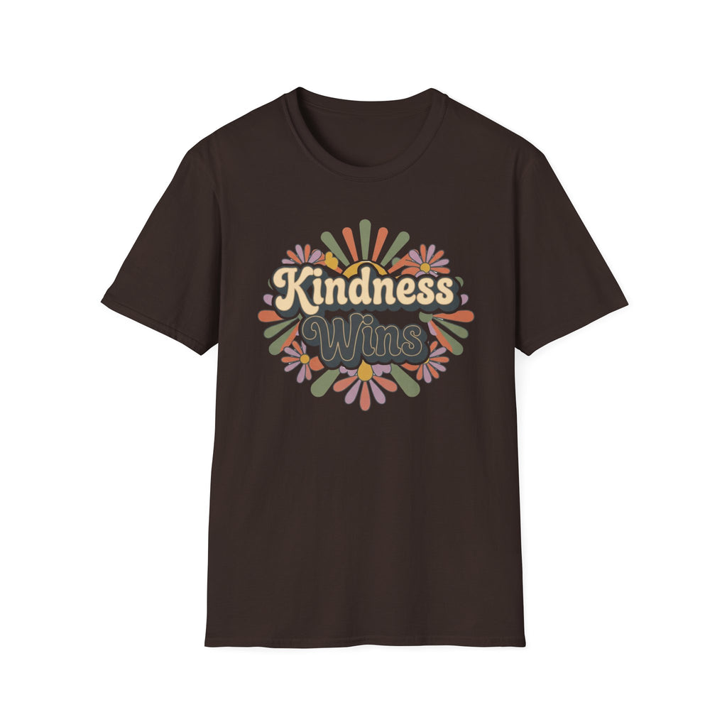 Kindness Wins T-Shirt —Floral (42)
