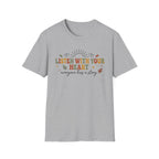 Listen With Your Heart T-Shirt — Leaves Heart & Sun (25)