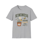 Kindness Grows T-Shirt — Butterfly Potted Daisy (2)