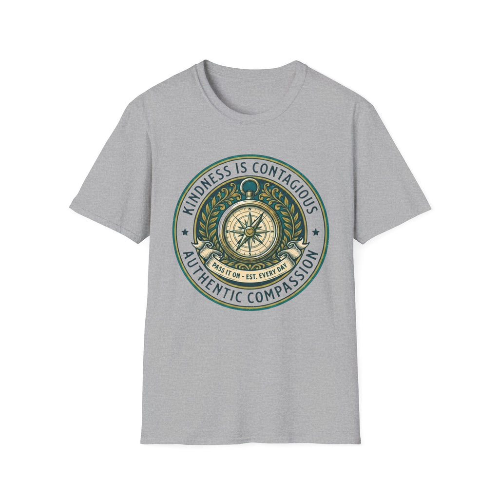 Kindness Is Contagious T-Shirt —Emblem & Compass (20)