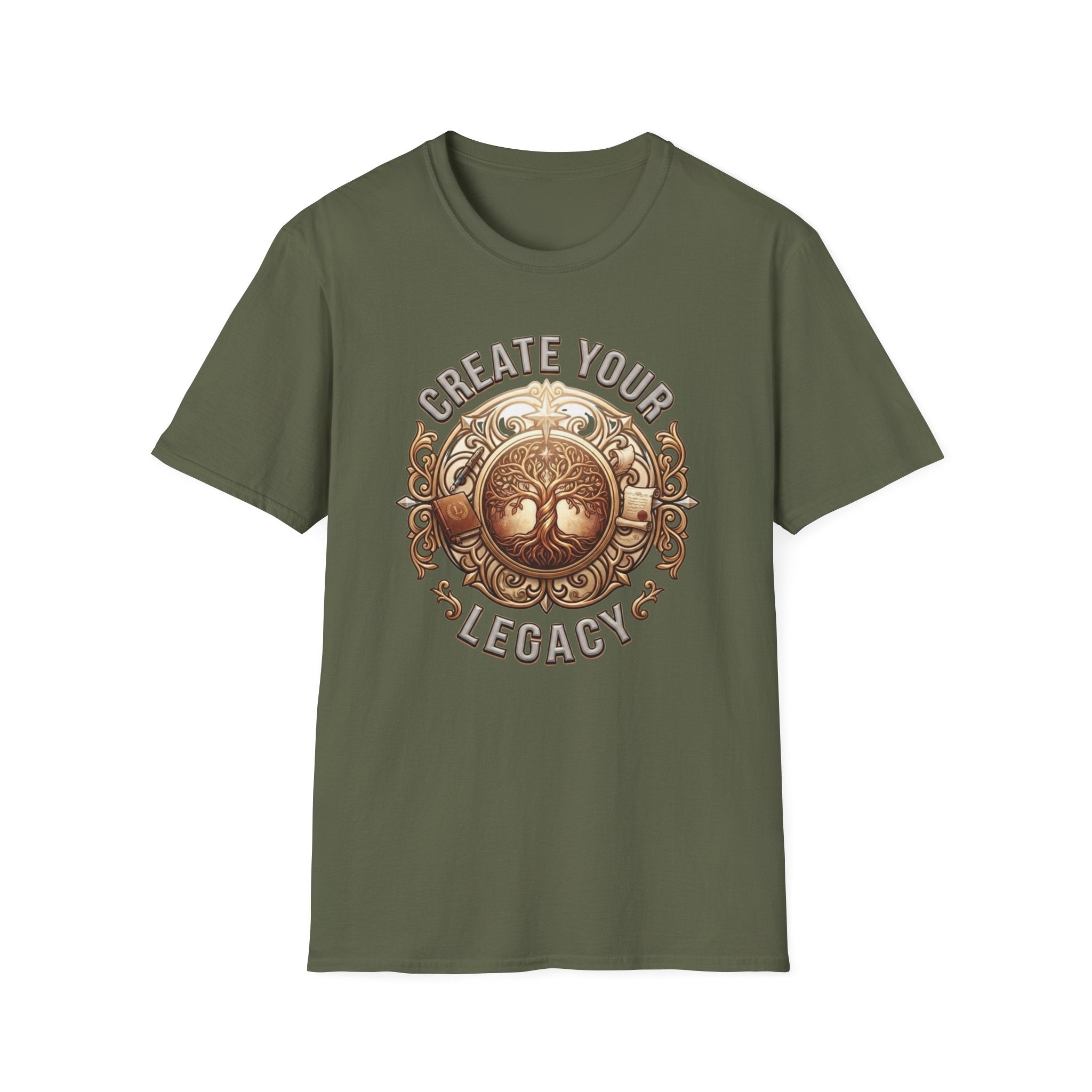 Create Your Own Legacy T-Shirt — Tree Emblem (76)