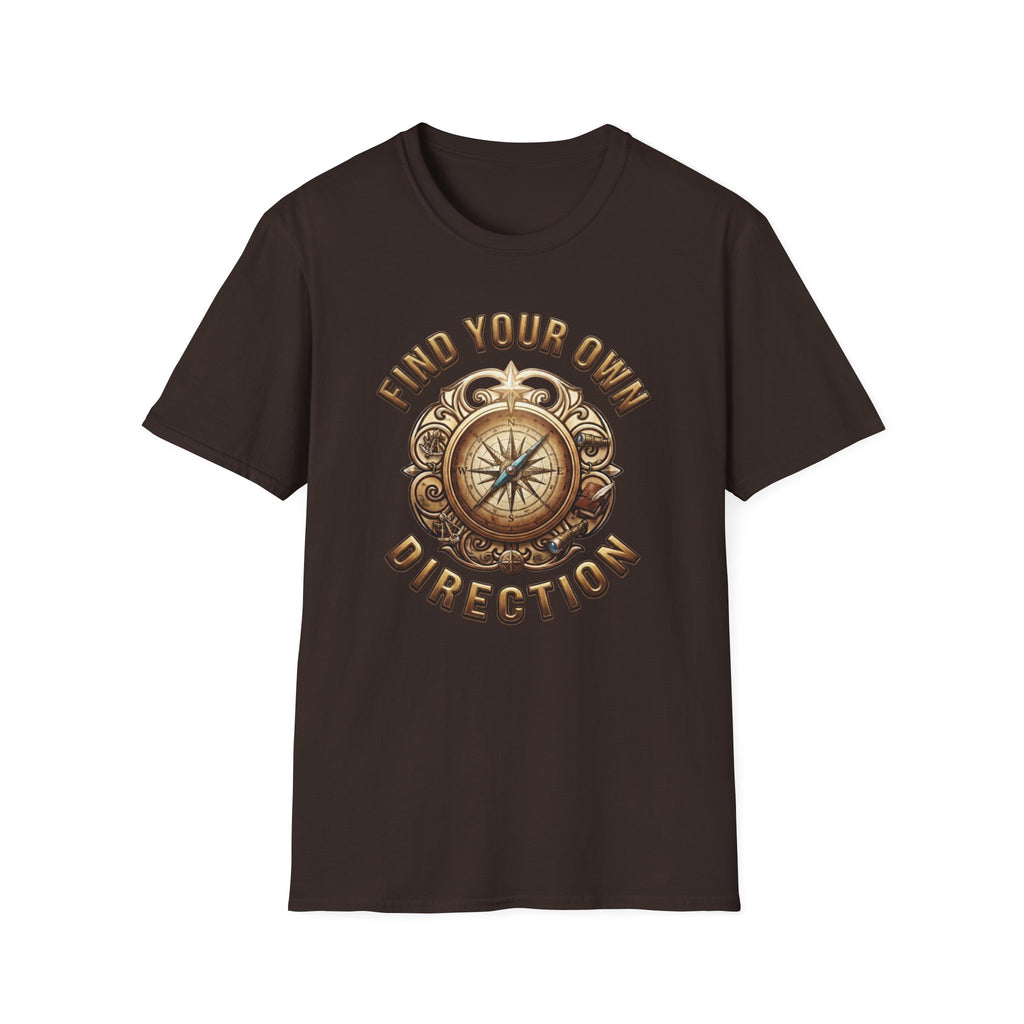 Find Your Direction T-Shirt — Compass Emblem (73)