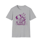 Be Kind To Animals T-Shirt — Dog & Cat (132)