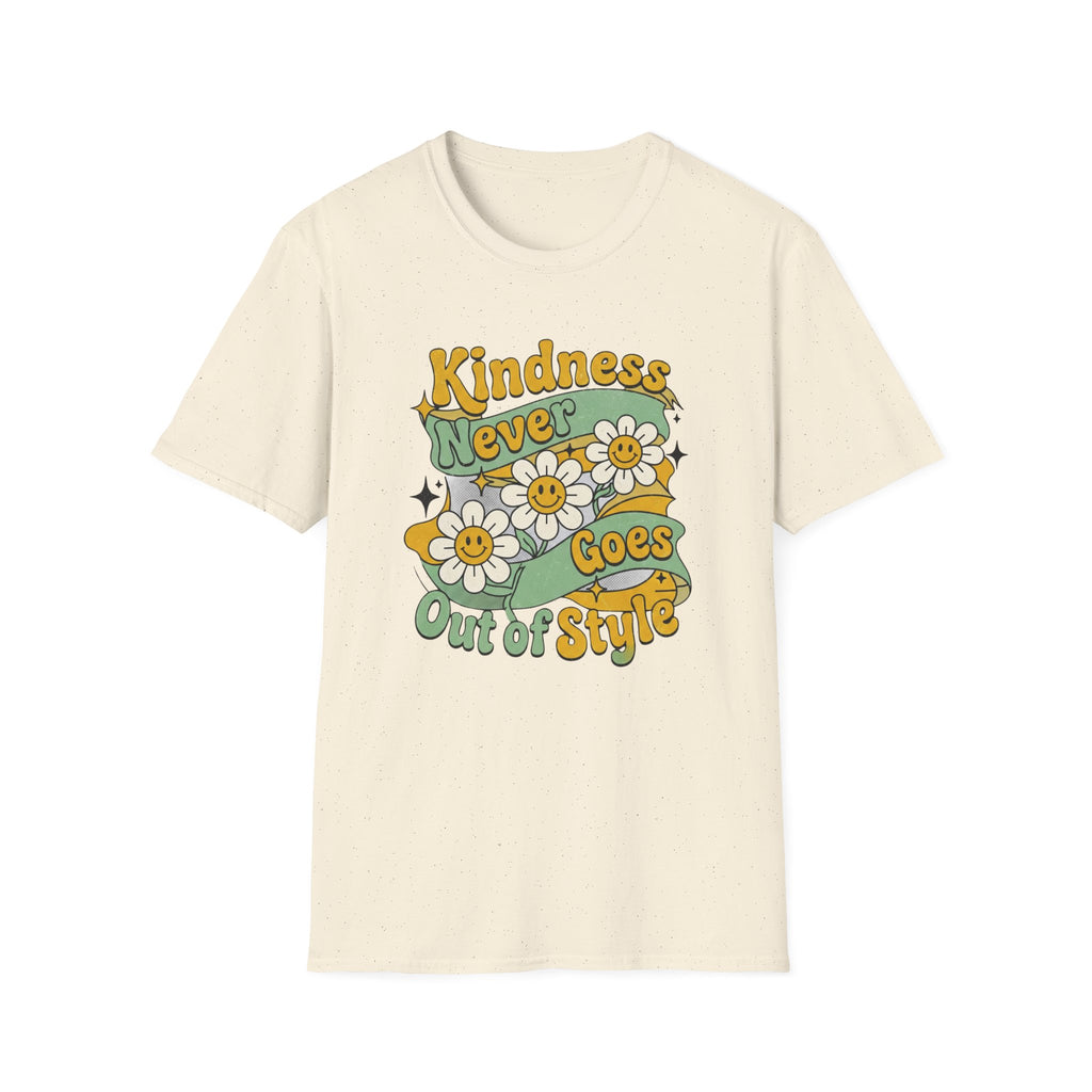 Kindness Never Goes Out Of Style T-Shirt — Stars & Flowers (56)