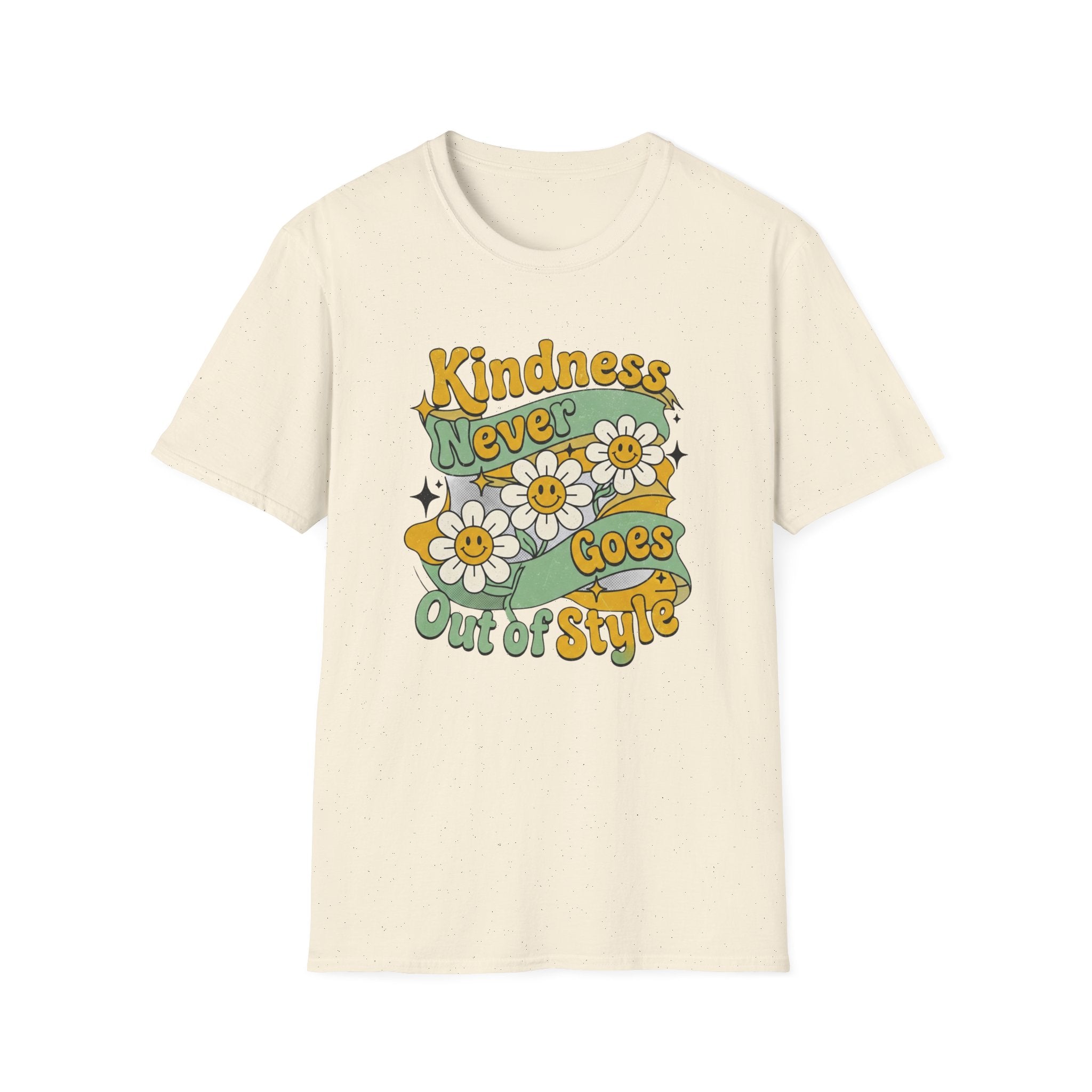 Kindness Never Goes Out Of Style T-Shirt — Stars & Flowers (56)