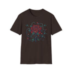 Lightning Rose Sea Green Stem T-Shirt — Rose Lightning (105)
