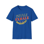 Inhale Exhale Grateful T-Shirt — Face Breath (140)