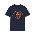 Gratitude & Compassion Society T-Shirt — Crest & Orchid (15)