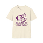 Be Kind To Animals T-Shirt — Dog & Cat (132)